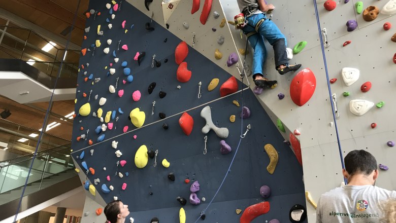 Indoor climbing in St. Pölten, © Norbert Lang